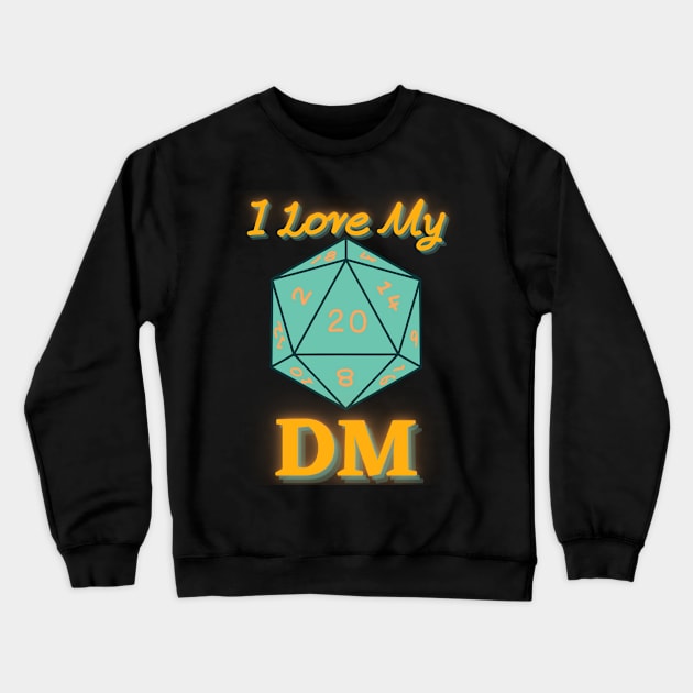 I Love My DM Crewneck Sweatshirt by AKawaiiPastels